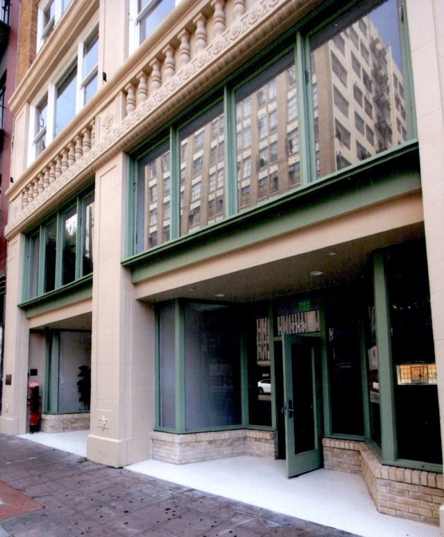 After: Completed store front facade of the Grether & Grether Building